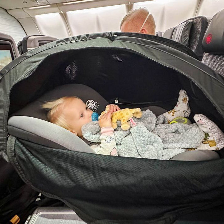 Baby in a bassinet