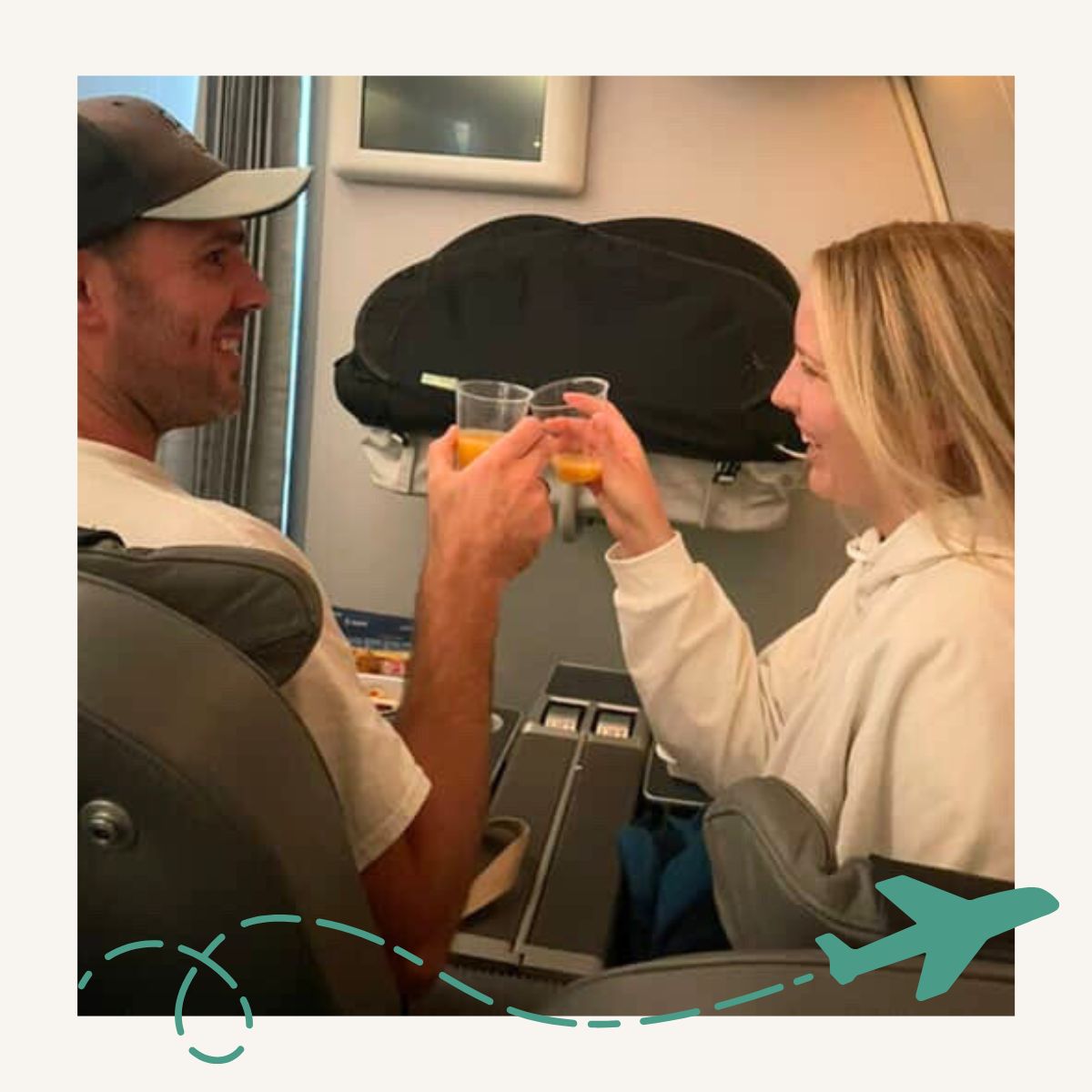 flying with a baby - sleep solution