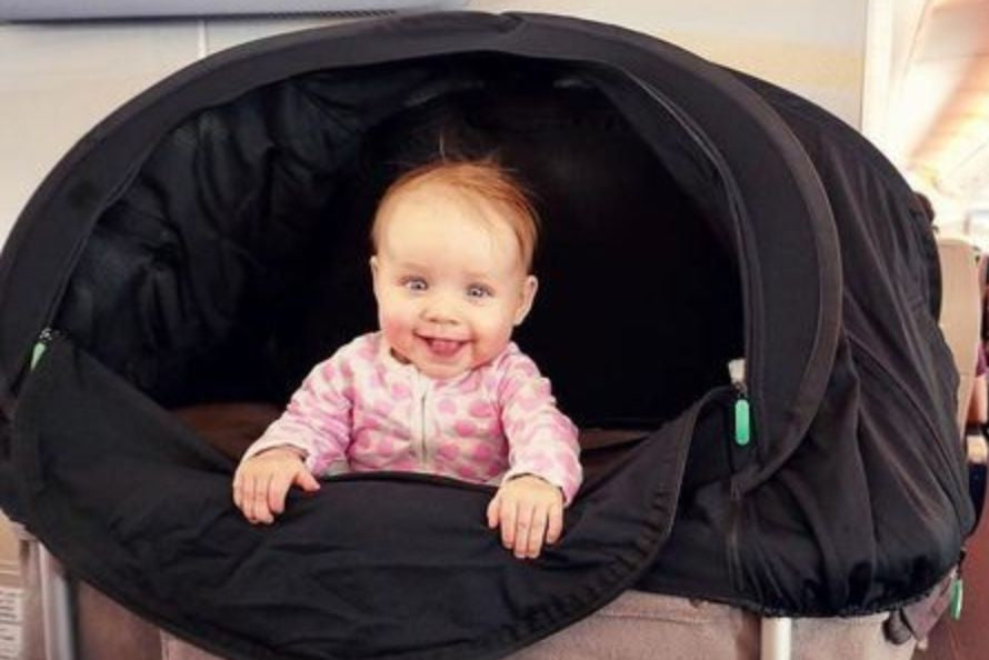 Weight Limit Airplane Bassinet Cover Qantas A380 Business Class