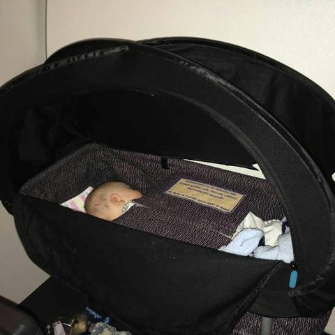 Airplane bassinet cover sales