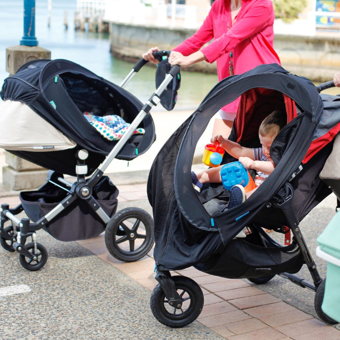 CoziGo &amp; Fly Babee multi purpose sleep and sun cover 