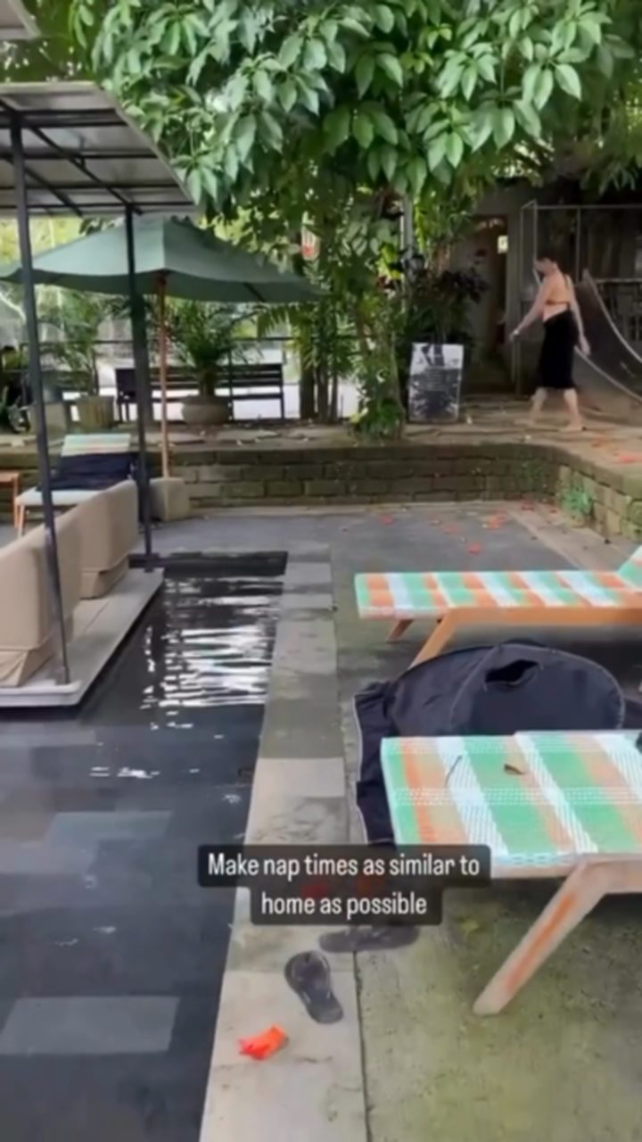 Yes you can still chill poolside whilst baby naps!